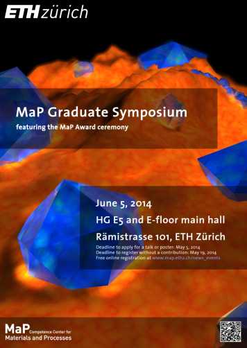 Enlarged view: poster of MaP Graduate Symposium 2014